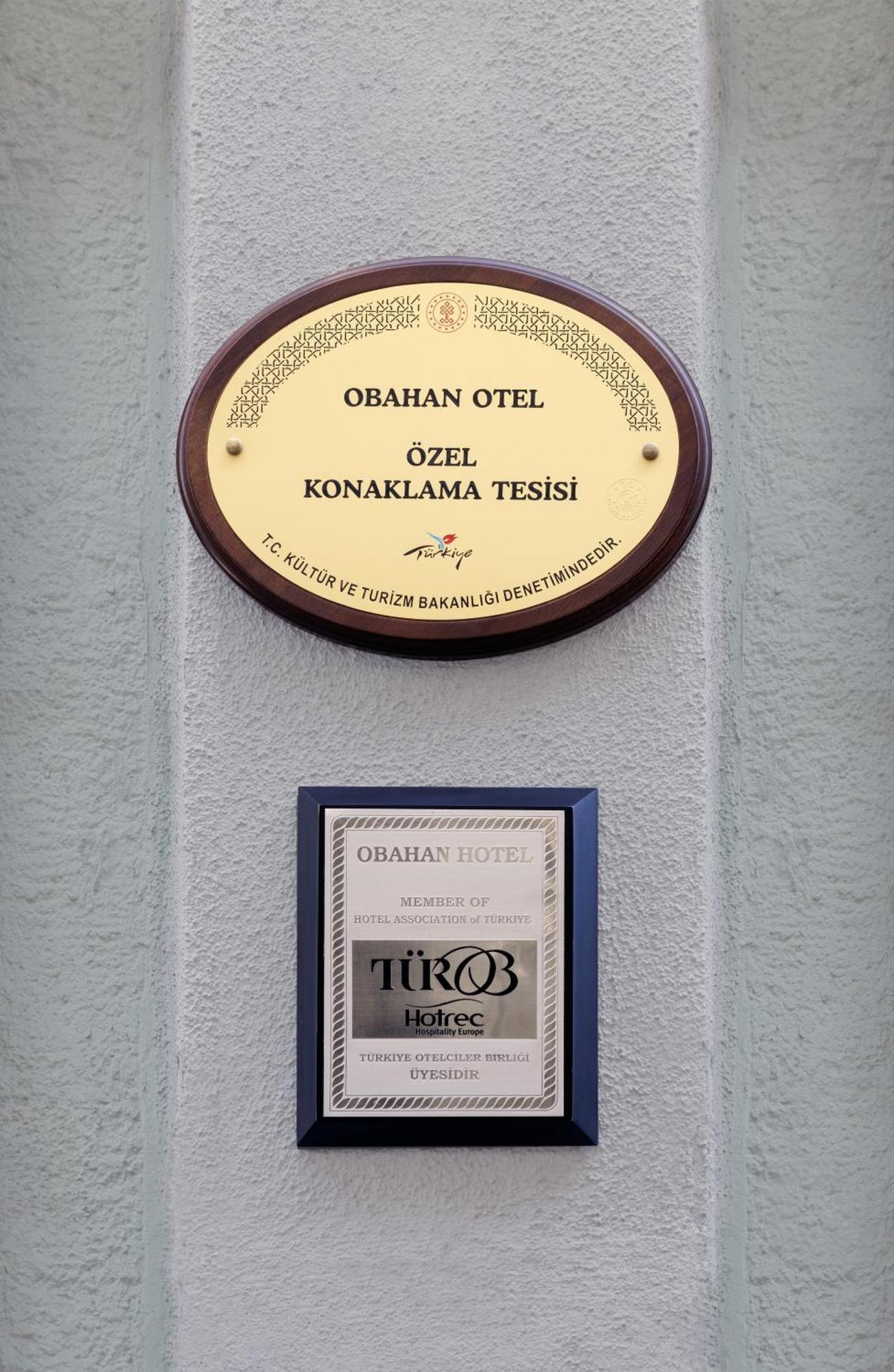 Obahan Hotel-Special Class Istanbul Exterior photo